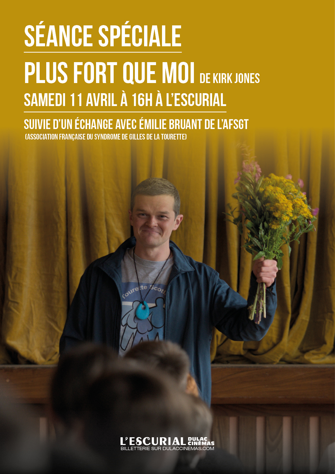 SÉANCE SPÉCIALE : PLUS FORT QUE MOI de Kirk Jones, suivie d'un échange avec Émilie Bruant de l'AFSGT