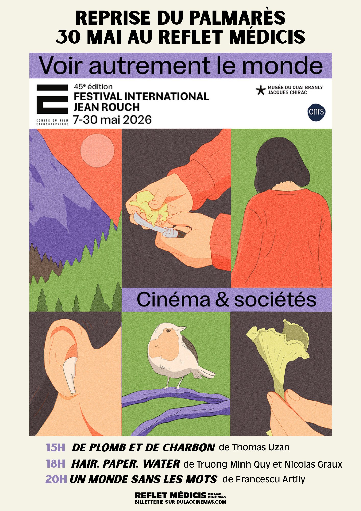 REPRISE DU PALMARÈS : 45e Festival International Jean Rouch
