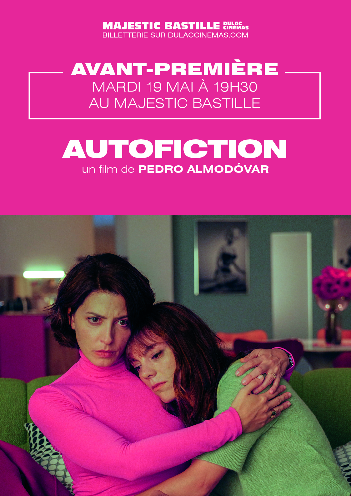 AVANT-PREMIÈRES : AUTOFICTION de Pedro Almodóvar au Majestic Bastille