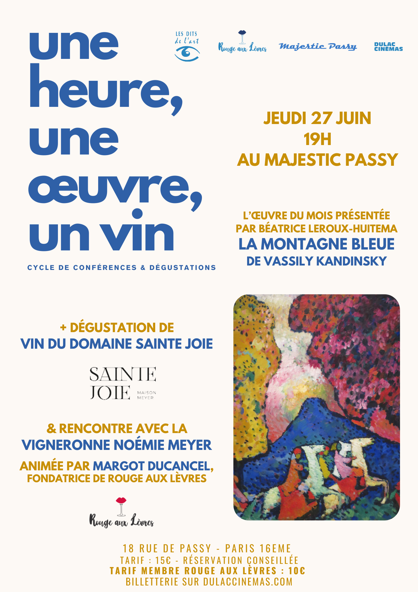 Une heure, une Œuvre, un vin : La Montagne Bleue