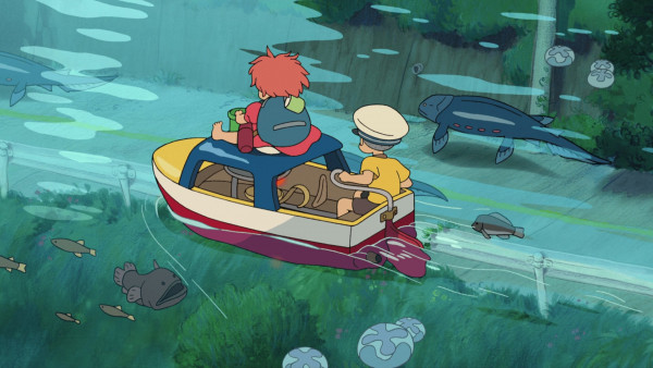 Ponyo sur la falaise