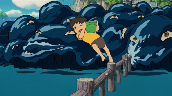Ponyo sur la falaise
