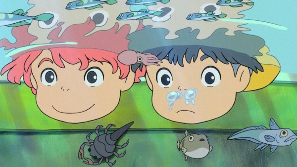 Ponyo sur la falaise