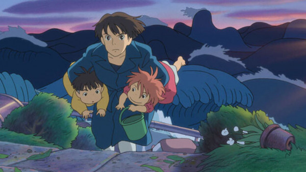 Ponyo sur la falaise