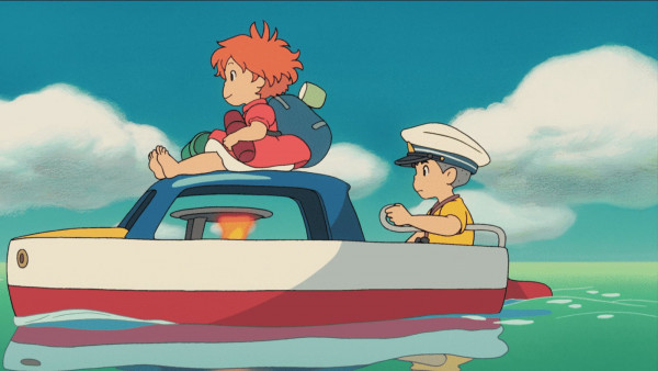 Ponyo sur la falaise