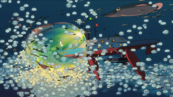 Ponyo sur la falaise