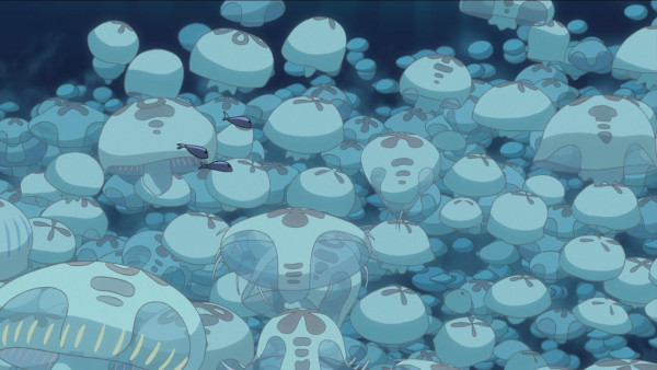 Ponyo sur la falaise