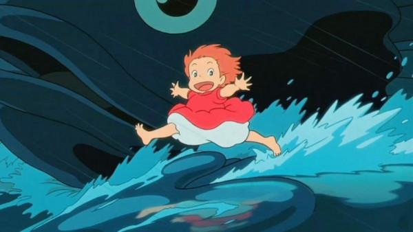 Ponyo sur la falaise
