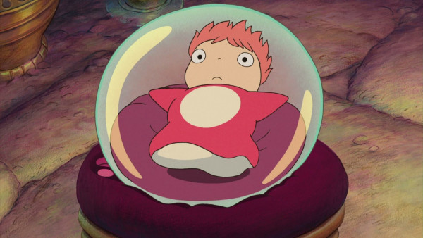 Ponyo sur la falaise