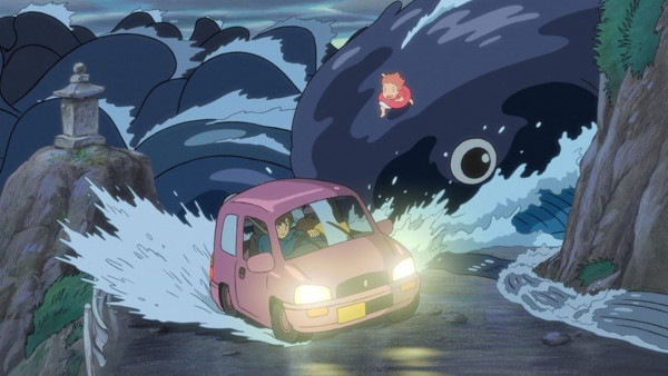 Ponyo sur la falaise