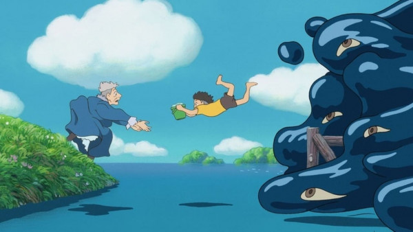 Ponyo sur la falaise