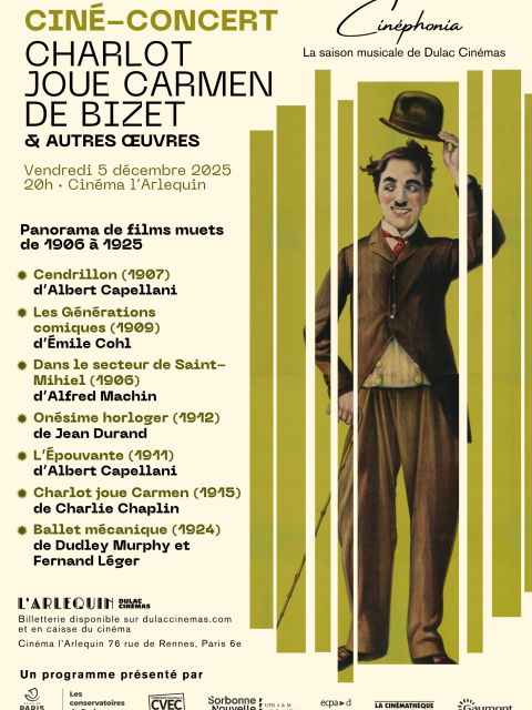 Ciné-Concert : Charlot joue Carmen de Bizet & autres œuvres 