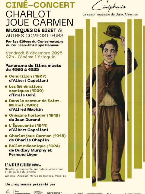 Ciné-Concert : Charlot joue Carmen de Bizet & autres œuvres 