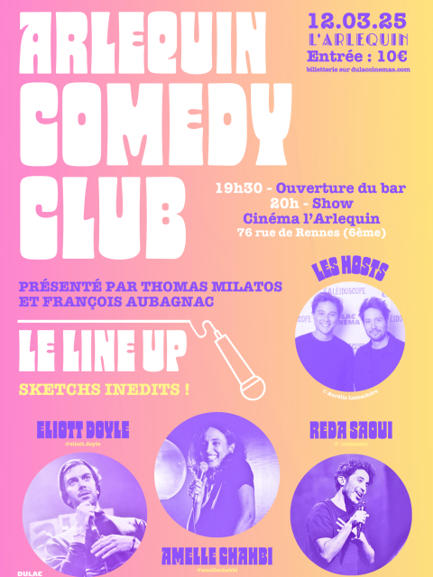 ARLEQUIN COMEDY CLUB #3