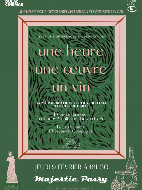 UNE OEUVRE UNE HEURE UN VIN - Les Époux Arnolfini UNE OEUVRE UNE HEURE UN VIN - Les Époux Arnolfini