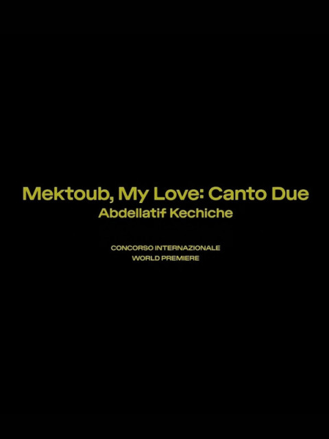 Mektoub my Love : Canto Due