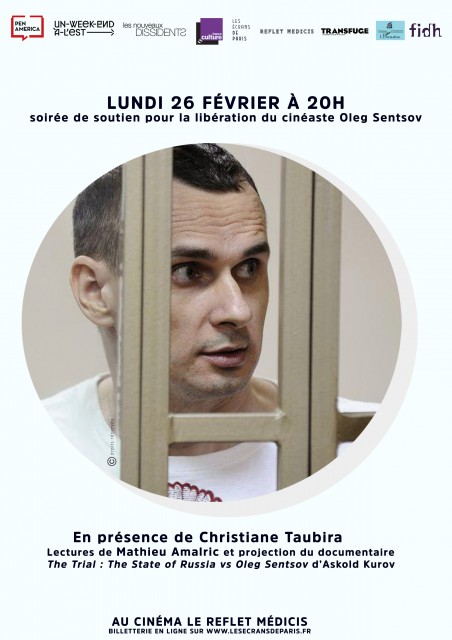 Soirée de soutien pour la libération du cinéaste Oleg Sentsov