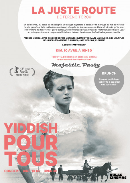 CINÉ-CLUB YIDDISH POUR TOUS : LA JUSTE ROUTE