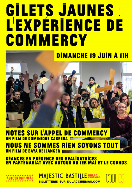 AFFICHE GILETS JAUNES : L'EXPÉRIENCE DE COMMERCY