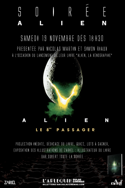 SOIRÉE ALIEN EN PRÉSENCE DE NICOLAS MARTIN & SIMON RIAUX 