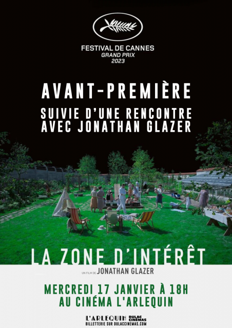 LA ZONE D'INTÉRÊT : avant-première suivie d'une rencontre avec Jonathan Glazer