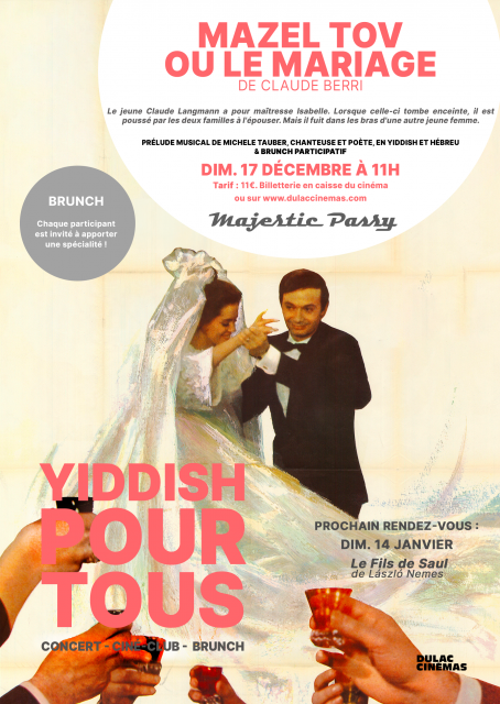 CINÉ-CLUB YIDDISH POUR TOUS : MAZEL TOV OU LE MARIAGE