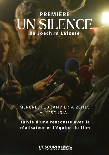 Première de UN SILENCE, avec Joachim Lafosse et l'Equipe du Film