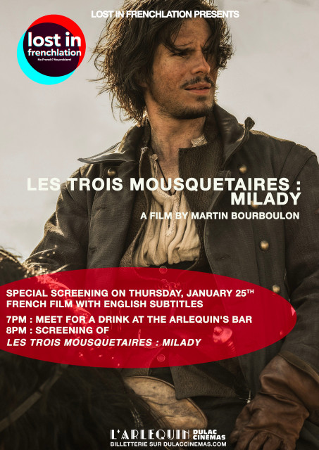 LOST IN FRENCHLATION : LES TROIS MOUSQUETAIRES : MILADY