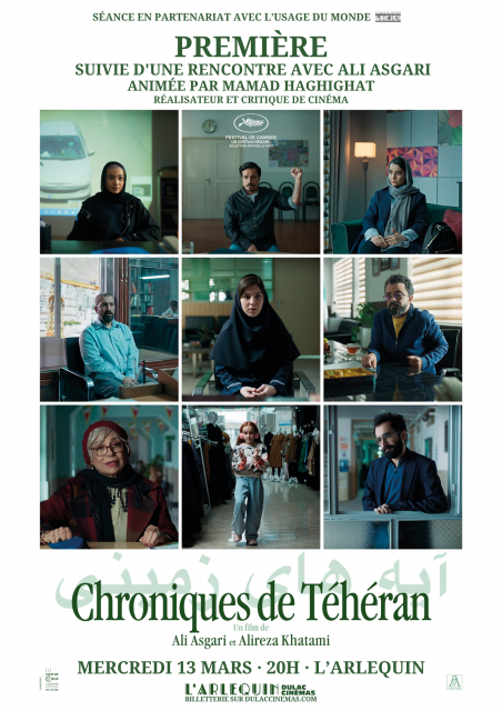 Chroniques de Téhéran : Première suivie d'une rencontre avec Ali Asgari, animée par L'Usage du monde