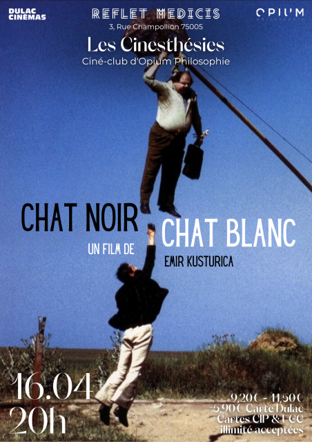 LES CINESTHÉSIES D'OPIUM PHILOSOPHIE : Chat noir chat blanc de Emir Kusturica