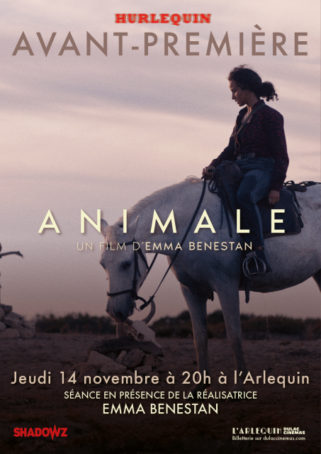 Hurlequin #23 - Animale de Emma Benestan, en avant-première et en présence de la réalisatrice