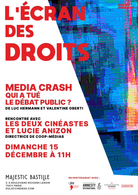 Affiche Écran des droits - Media Crash