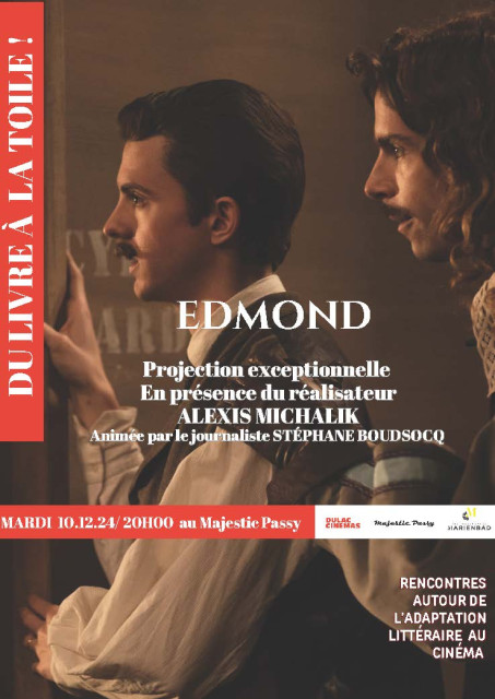 DU LIVRE À LA TOILE #1 EDMOND en présence d'Alexis Michalik