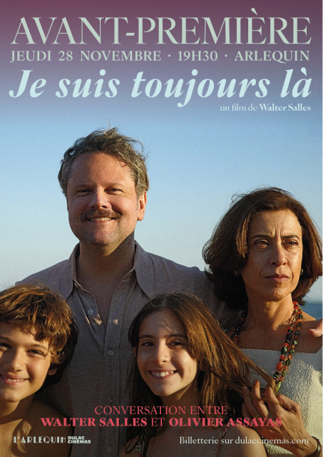 Affiche de l'avant-première de Je suis toujours là