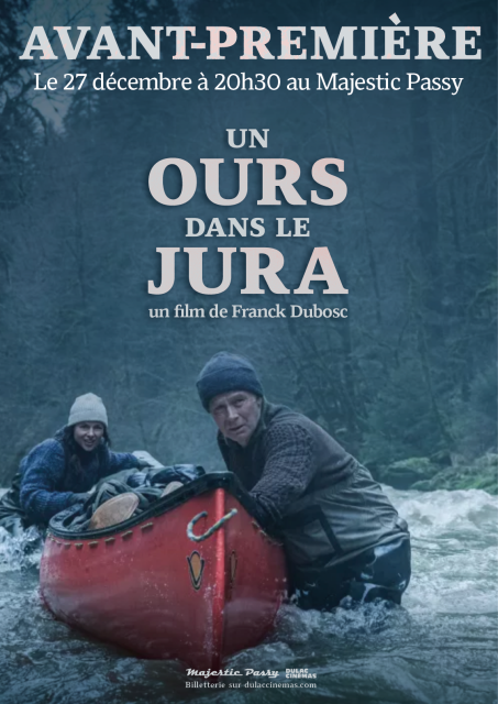 Affiche de l'avant-première du film Un Ours dans le Jura