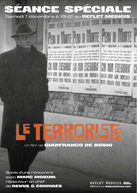Affiche séance spéciale le terroriste