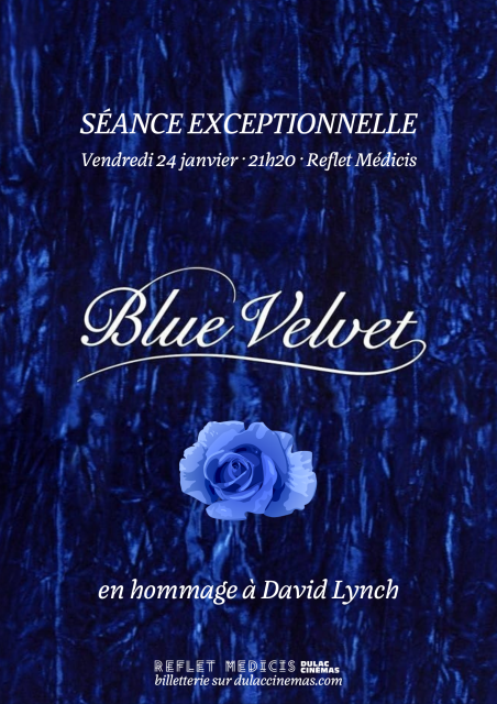 BLUE VELVET : séance hommage à 𝗗𝗮𝘃𝗶𝗱 𝗟𝘆𝗻𝗰𝗵