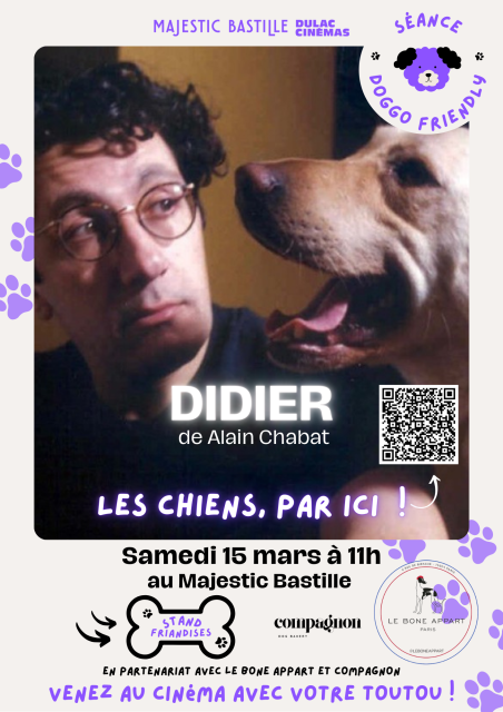 Séance Doggo Friendly : Didier d'Alain Chabat