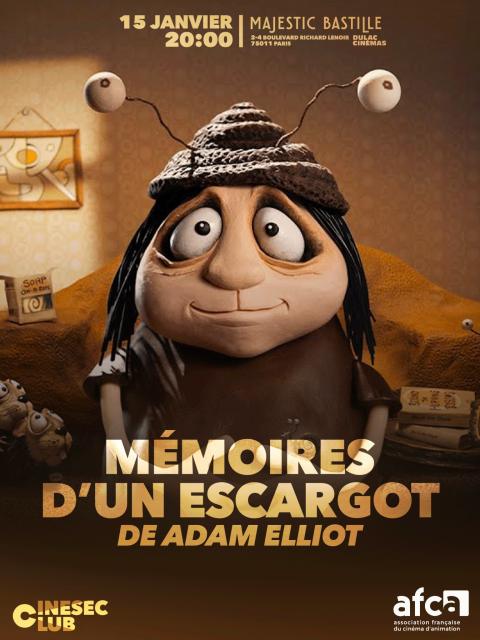 Le Ciné-club de l'ESEC : MÉMOIRES D'UN ESCARGOT d'Adam Elliot