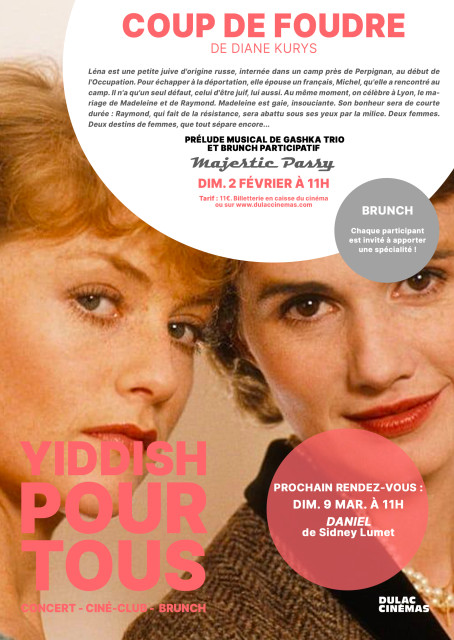 Affiche du film Coup de foudre de Diane Kurys