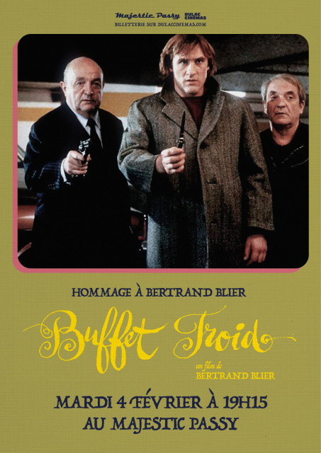 Affiche de la séance hommage à Bertrand Blier