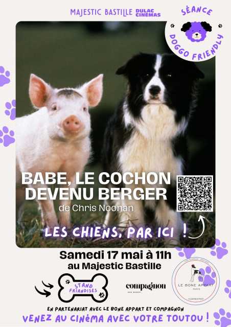 Séance Doggo Friendly : BABE, LE COCHON DEVENU BERGER de Chris Noonan