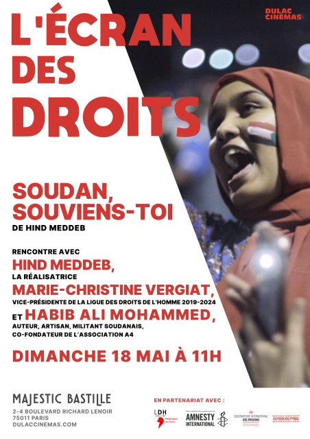 Affiche Écran des droits, Soudan, souviens-toi