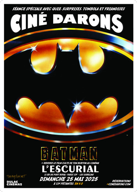 Ciné Darons, saison 3...La suite ! (Re)découvrez en famille le BATMAN de Tim Burton