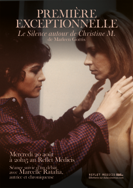 Première exceptionnelle : Le Silence autour de Christine M. de Marleen Gorris, suivie d'un débat avec Marcelle Ratafia
