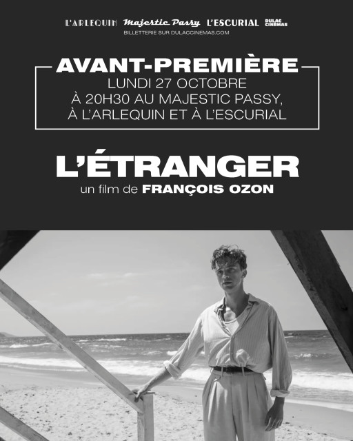 Avant-première : L'Étranger de François Ozon