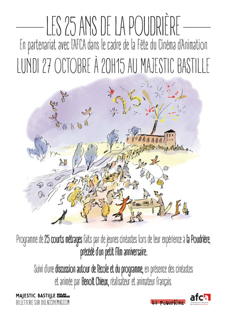 Les 25 ans de la Poudrière : Programme de court-métrages et rencontre avec les cinéastes, en partenariat avec l'AFCA dans le cadre de la Fête du Cinéma d'Animation