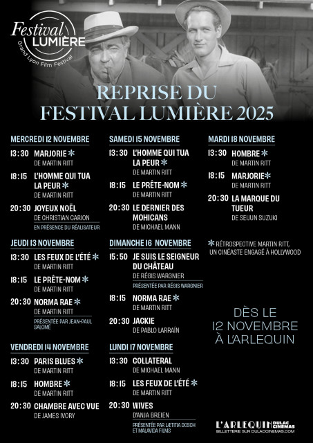 REPRISE DU FESTIVAL LUMIÈRE 2025