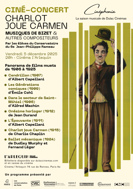 Ciné-Concert : Charlot joue Carmen de Bizet & autres œuvres