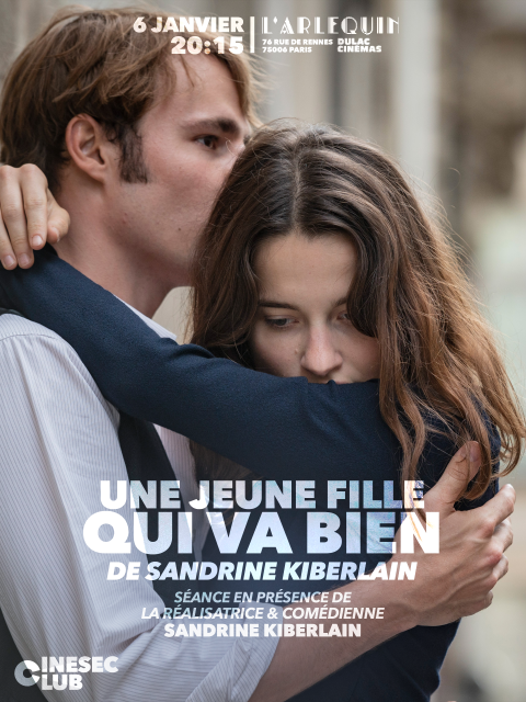 CINESEC CLUB : Une jeune fille qui va bien en présence de Sandrine Kiberlain